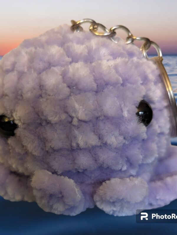 Octopus Keychain - Lavender